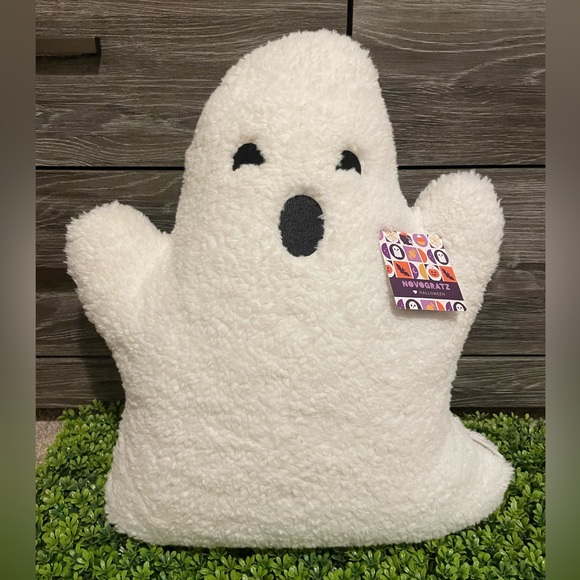 Marshalls Bedding New Novogratz White Ghost Halloween Pillow Plush